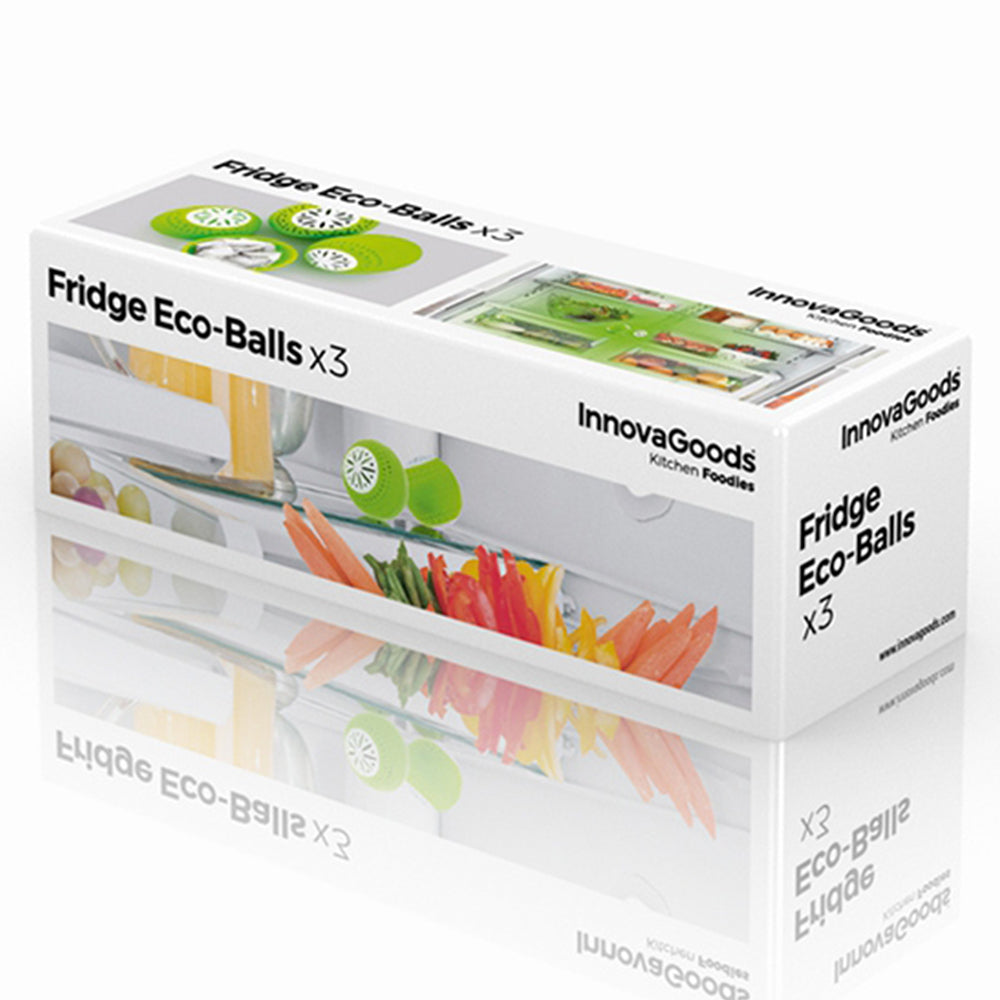Ecobolas para Frigorífico InnovaGoods (pack de 3) 5 