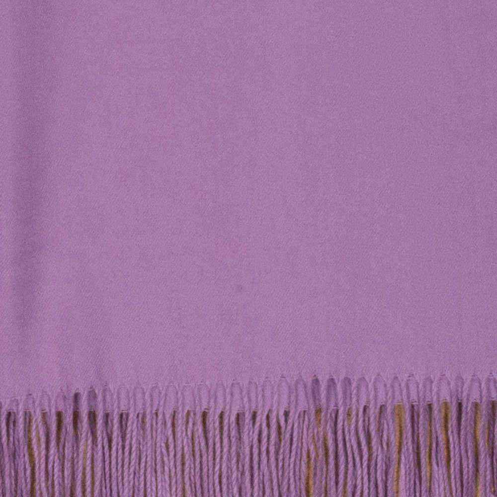 Bufanda 100% Cachemira Pashmina, 70cm x 170cm, super suave, Lila liso 3 