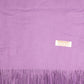 Bufanda 100% Cachemira Pashmina, 70cm x 170cm, super suave, Lila liso