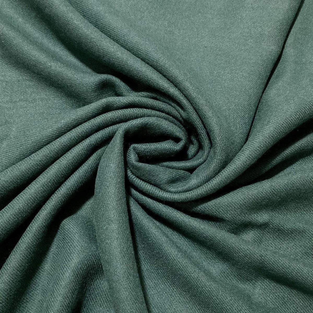 Forest Green 100% Pashmina Super Soft Tassel Scarf, 70 x 170cm 2 