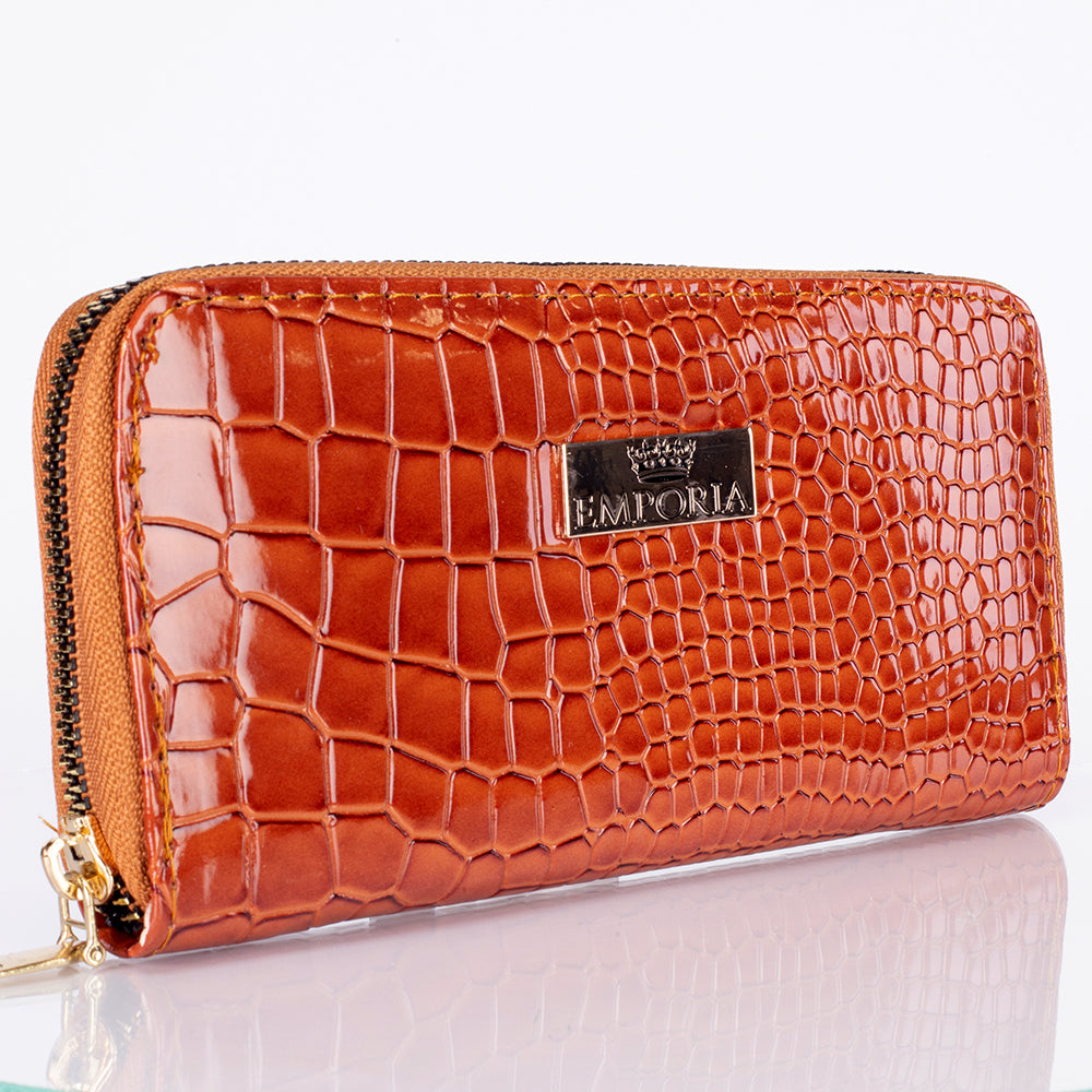 Colección Emporia de invierno 2023 -Genuina, set de 2 piezas de bolsos, color coñac 3 