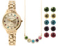 Conjunto Aleación con Cristal Emporia® Multicolor