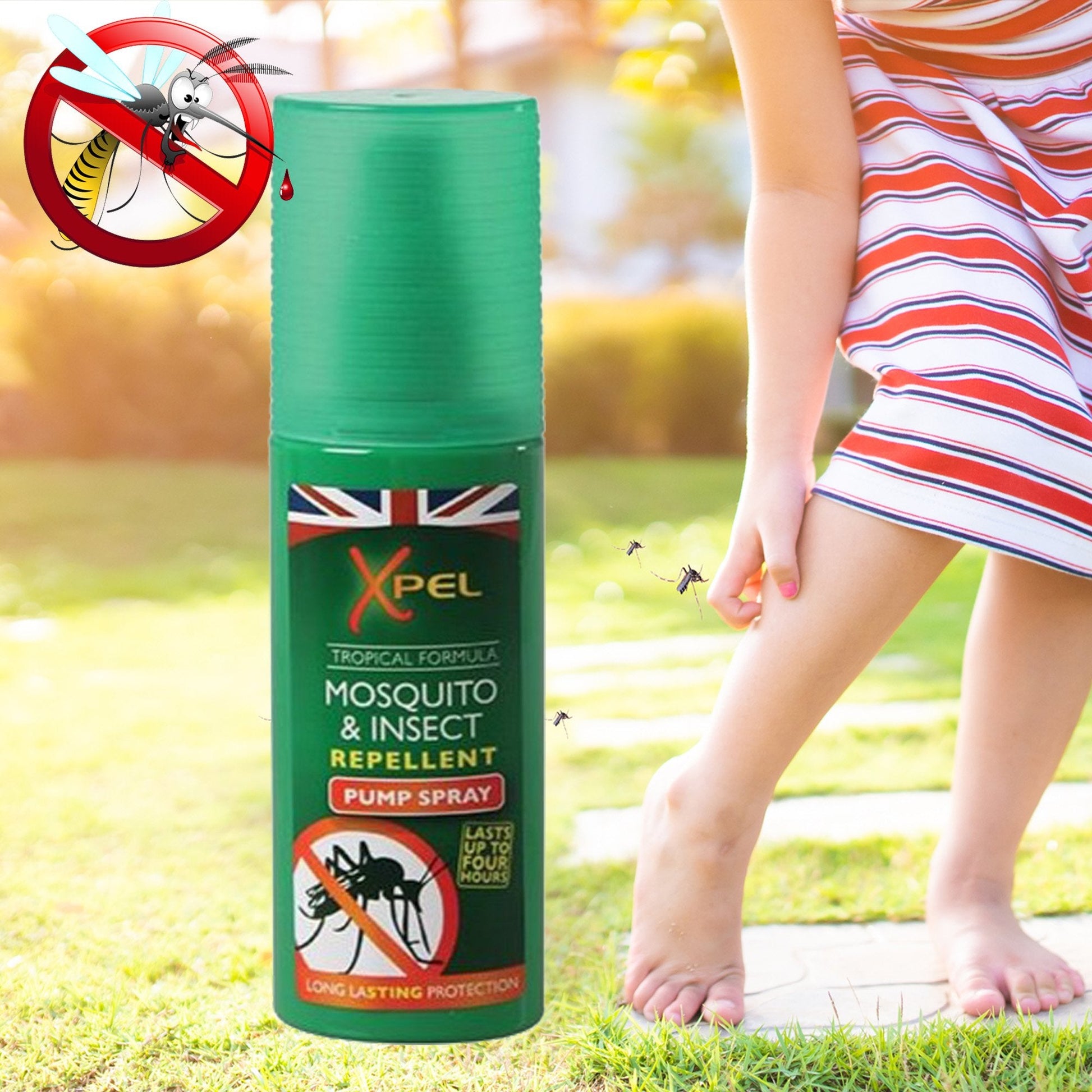 Spray repelente de mosquitos e insectos de larga duración para adultos - 120 ml 2 