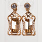 Conjunto de Aleación Bañado en Oro con Cristal Emporia® Champagne