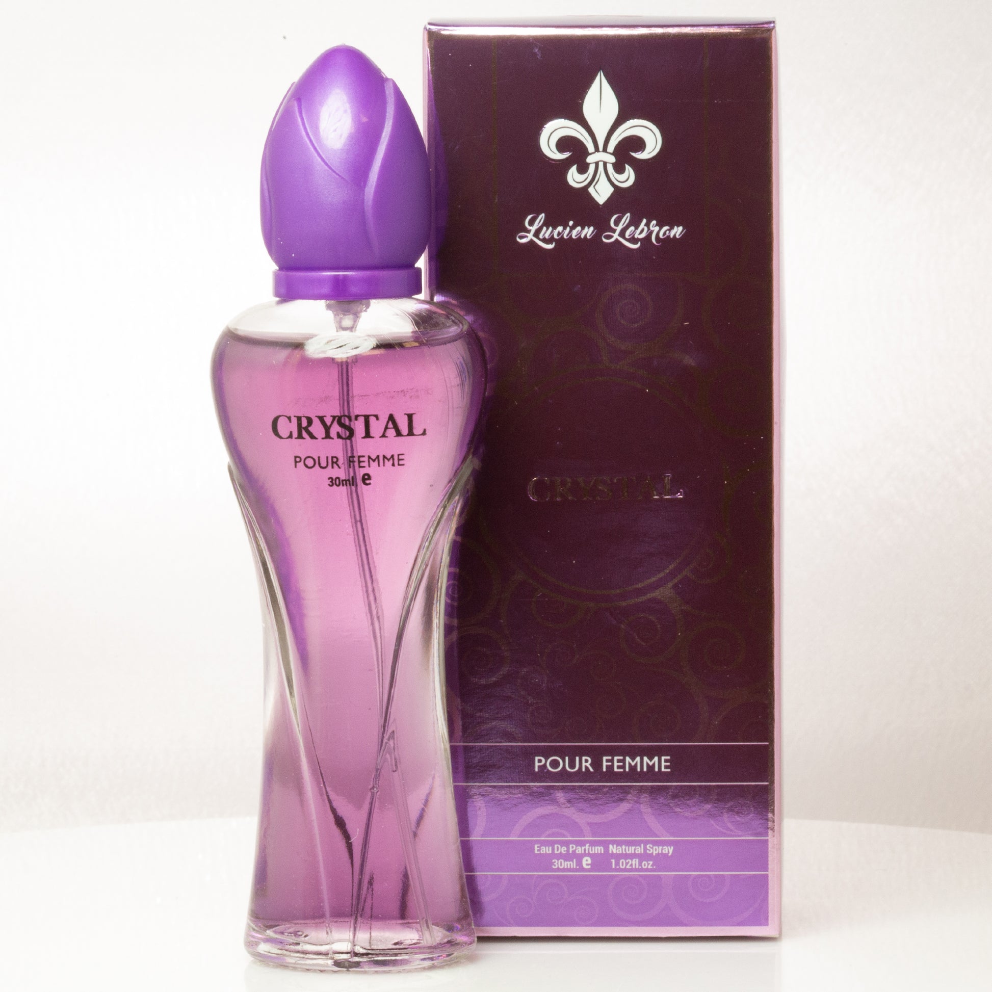 30 ml EDT Lucien Lebron Crystal Floral Fragancia Almizclada Frutal para mujer 1 