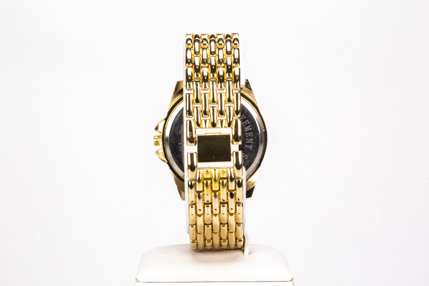 Conjunto de Aleación Bañado en Oro con Cristal Emporia® Blanco ( Collar +Pulsera )