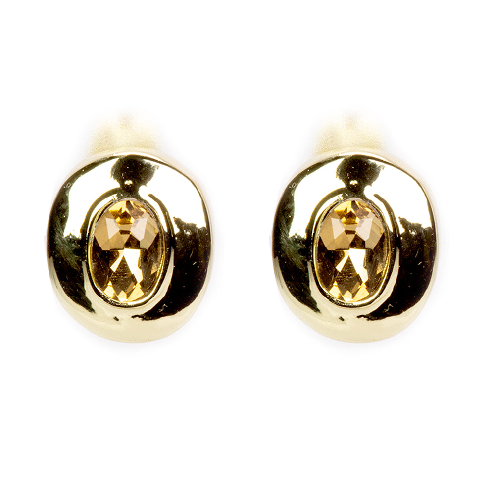 Conjunto de Aleación Bañado en Oro con Perla Marrón ( Collar +Pendientes +Colgante )