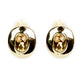 Conjunto de Aleación Bañado en Oro con Perla Marrón ( Collar +Pendientes +Colgante )