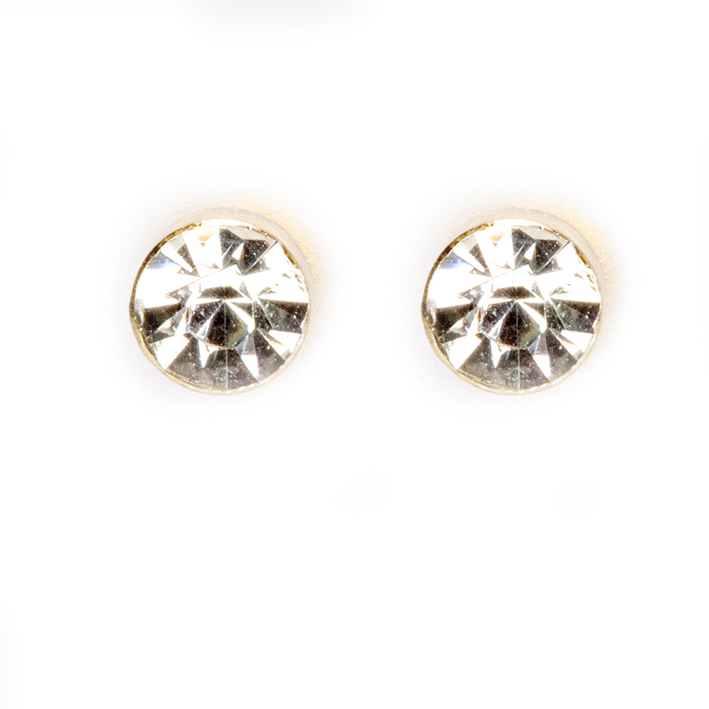 Conjunto de Aleación Bañado en Oro con Cristal Emporia® Blanco ( Collar +Pendientes +Colgante ) 11 