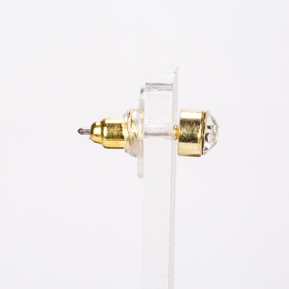 Conjunto de Aleación Bañado en Oro con Cristal Emporia® Blanco ( Collar +Pendientes +Colgante )