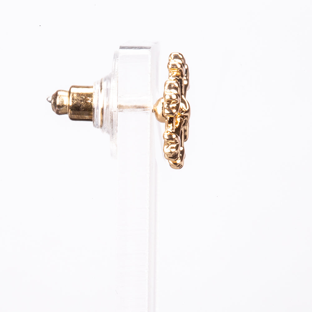 Conjunto de Aleación Bañado en Oro con Cristal Emporia® Rojo y Cristal Emporia® Blanco ( Pendientes )