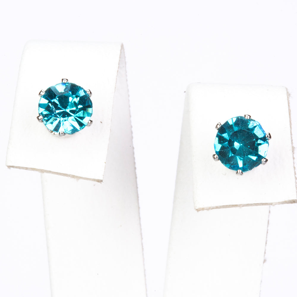 Conjunto de Aleación Bañado en Oro con Cristal Emporia® Rojo y Cristal Emporia® Verde ( Pendientes )