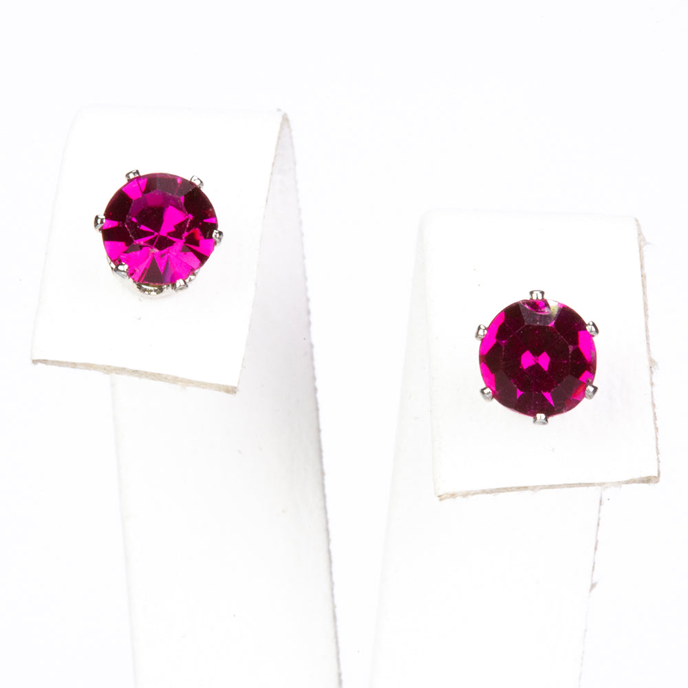Conjunto de Aleación Bañado en Oro con Cristal Emporia® Rojo y Cristal Emporia® Verde ( Pendientes ) 10 