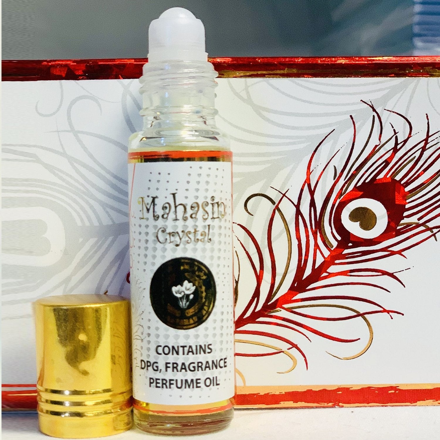 10 ml de Aceite de Perfume Mahasin Crystal Fragancia Dulce Floral para Mujeres 2 