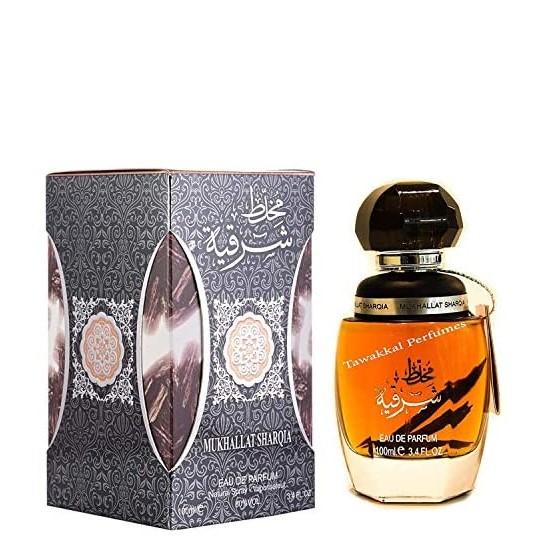 100 ml Eau de Perfume Mukhallat Sharqia Fragancia Oriental Oud Leñoso para Hombres 1 
