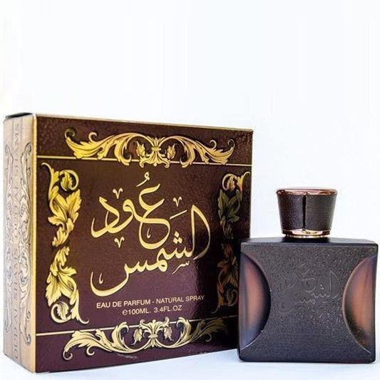 100 ml Eau de Parfum Al Shams Perfume Fragancia Oud Picante Oriental para Hombres
