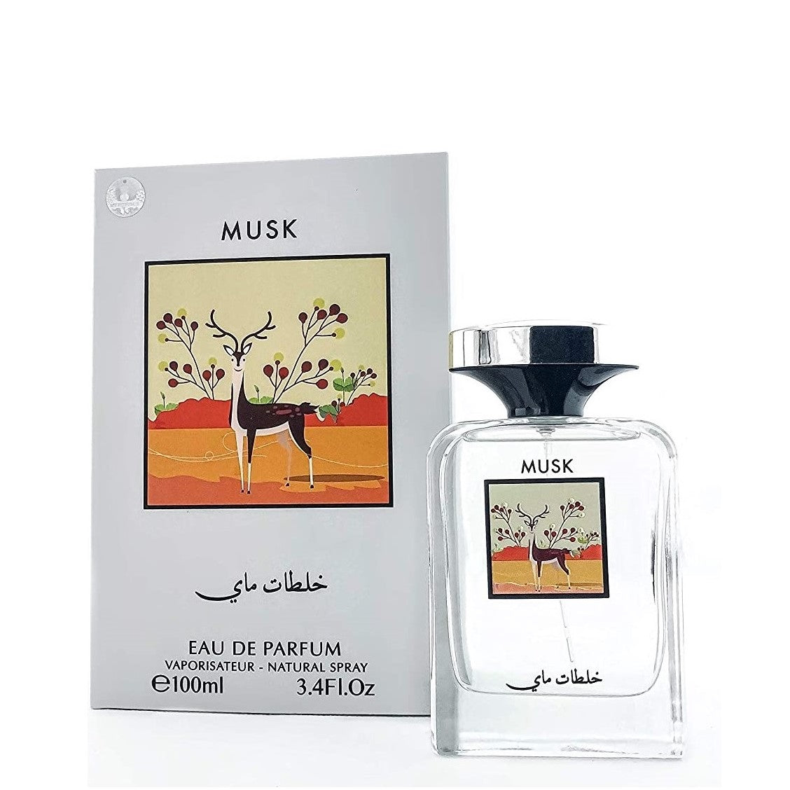 100 ml Eau de Parfum Musk Fragancia amaderada picante para hombre y mujer 1 