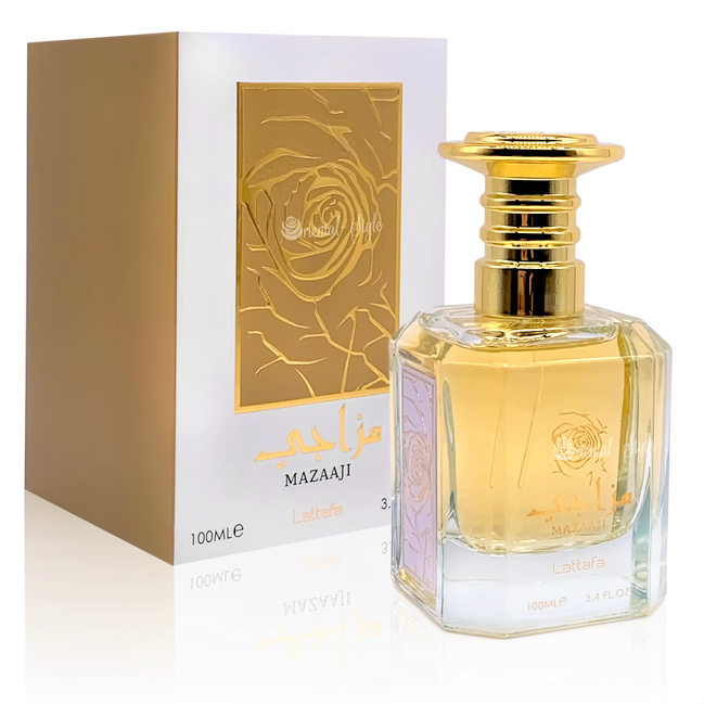 100ml Eau de Perfume Mazaaji Fragancia almizclada floral en polvo blanca para mujer 1 