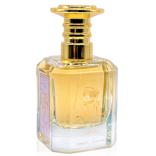 100ml Eau de Perfume Mazaaji Fragancia almizclada floral en polvo blanca para mujer 2 