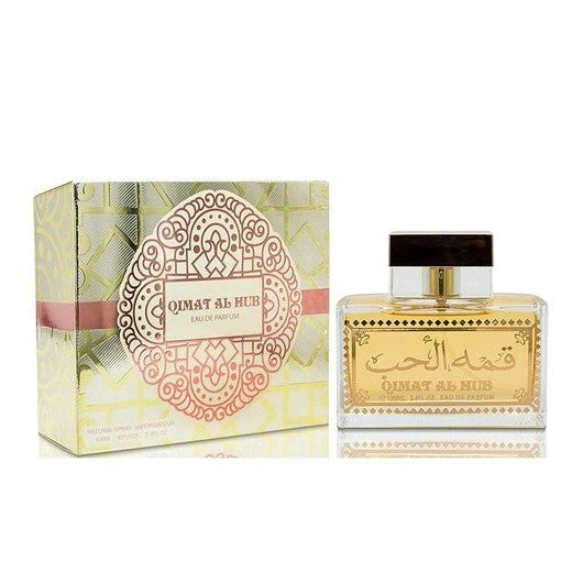 100 ml Eau de Perfume Qimat Al Hub Fragancia floral amaderada afrutada para mujer 1 