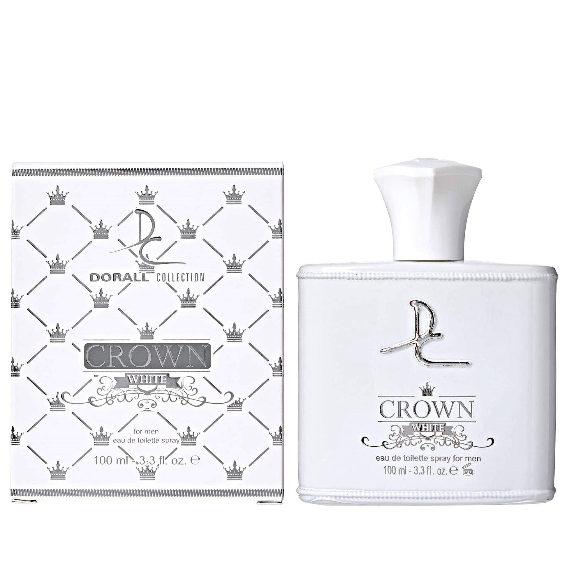 100 ml EDT "Crown White" Fragancia Cítrica Fresca para Hombre 1 