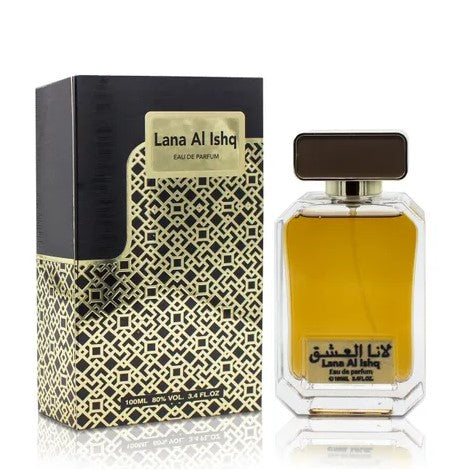100 ml Eau de Perfume LANA AL ISHQ Fragancia Oriental Amaderada para Hombre 2 