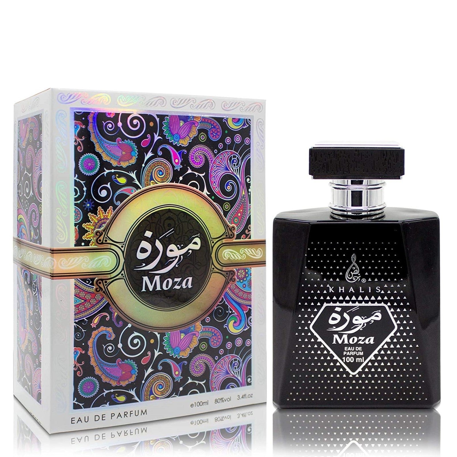 100 ml Eau de Perfume MOZA Fragancia de almizcle amaderado para hombres y mujeres 2 