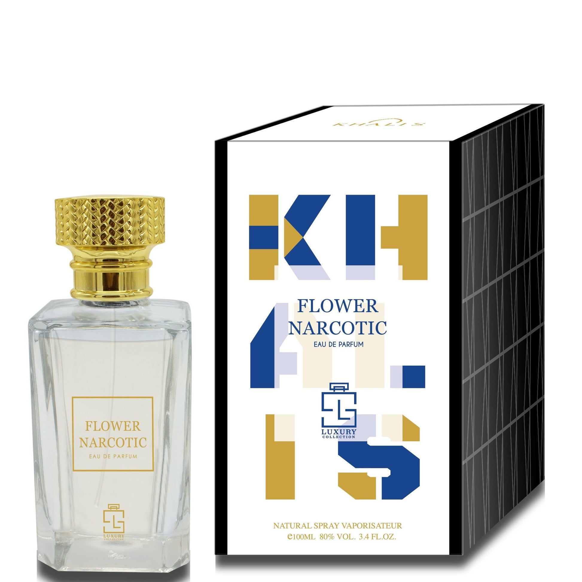 100 ml Eau de Parfum FLOWER NARCOTIC Fragancia de almizcle floral afrutado para mujer 1 