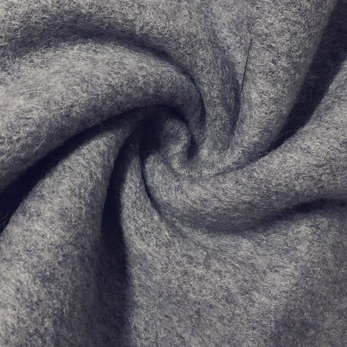 Bufanda 100% lana, 30 cm x 165 cm, gris 3 