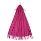Bufanda de cachemira 100% pashmina auténtica, 70 cm x 170 cm, rosa fucsia