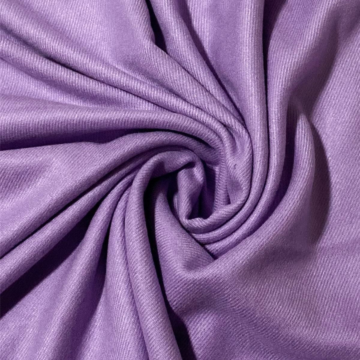 Bufanda 100% Cachemira Pashmina, 70cm x 170cm, super suave, Lila liso 5 