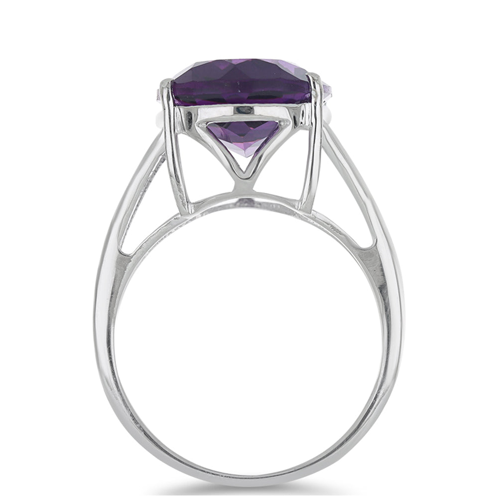 Anillo de Plata con Amatista de Marruecos