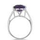 Anillo de Plata con Amatista de Marruecos