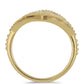 Anillo de Plata Bañada en Oro con Esmalte