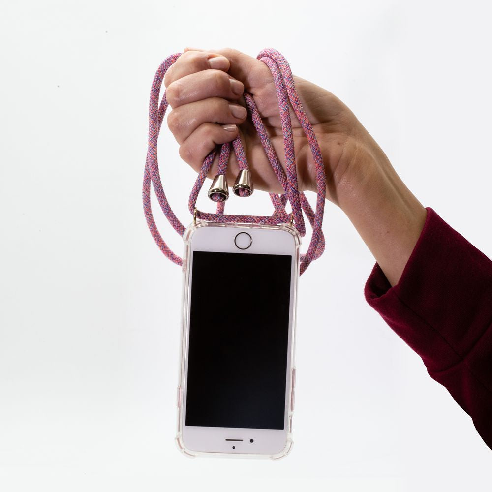 La funda para móvil HMH es transparente con múltiples collares para los móviles Samsung 2 